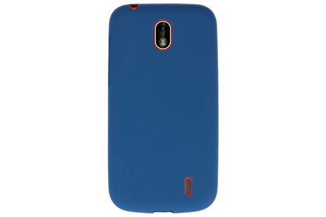 BackCover Hoesje Color Telefoonhoesje voor Nokia 1 - Navy