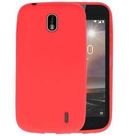 BAOHU BackCover Hoesje Color Telefoonhoesje Nokia 1 - Rood