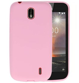 BAOHU BackCover Hoesje Color Telefoonhoesje Nokia 1 - Roze