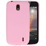 BAOHU BackCover Hoesje Color Telefoonhoesje Nokia 1 - Roze