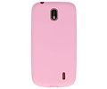 BackCover Hoesje Color Telefoonhoesje voor Nokia 1 - Roze