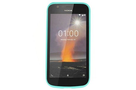 BackCover Hoesje Color Telefoonhoesje voor Nokia 1 - Turquoise
