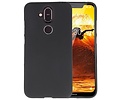 BackCover Hoesje Color Telefoonhoesje voor Nokia 8.1 - Zwart