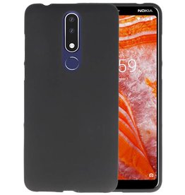 BackCover Hoesje Color Telefoonhoesje Nokia 3.1 Plus - Zwart