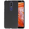 BAOHU BackCover Hoesje Color Telefoonhoesje Nokia 3.1 Plus - Zwart