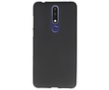 BAOHU Hoesje Geschikt voor de Nokia 3.1 Plus - Backcover Color Telefoonhoesje - Zwart