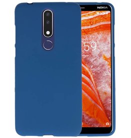 BAOHU BackCover Hoesje Color Telefoonhoesje Nokia 3.1 Plus - Navy