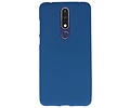 BAOHU Hoesje Geschikt voor de Nokia 3.1 Plus - Backcover Color Telefoonhoesje - Navy