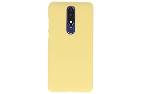 BackCover Hoesje Color Telefoonhoesje voor Nokia 3.1 Plus - Geel