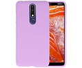 BackCover Hoesje Color Telefoonhoesje voor Nokia 3.1 Plus - Paars