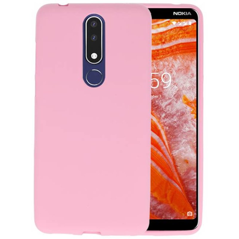 Roze TPU Hoesje Nokia 3.1 Plus -