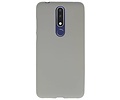 BAOHU Hoesje Geschikt voor de Nokia 3.1 Plus - Backcover Color Telefoonhoesje - Grijs