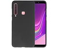 BAOHU Hoesje Geschikt voor de Samsung Galaxy A9 2018 - Backcover Color Telefoonhoesje - Zwart