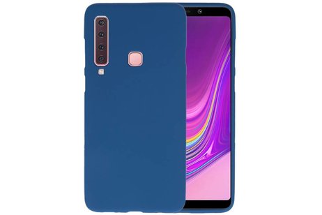 BAOHU Hoesje Geschikt voor de Samsung Galaxy A9 2018 - Backcover Color Telefoonhoesje - Navy