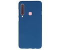 BAOHU Hoesje Geschikt voor de Samsung Galaxy A9 2018 - Backcover Color Telefoonhoesje - Navy