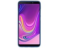BAOHU Hoesje Geschikt voor de Samsung Galaxy A9 2018 - Backcover Color Telefoonhoesje - Navy