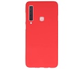 BAOHU Hoesje Geschikt voor de Samsung Galaxy A9 2018 - Backcover Color Telefoonhoesje - Rood