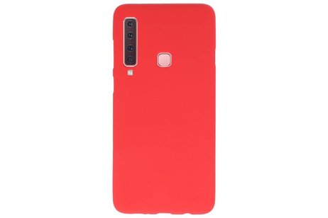 BAOHU Hoesje Geschikt voor de Samsung Galaxy A9 2018 - Backcover Color Telefoonhoesje - Rood