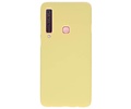 BackCover Hoesje Color Telefoonhoesje voor Samsung Galaxy A9 2018 - Geel