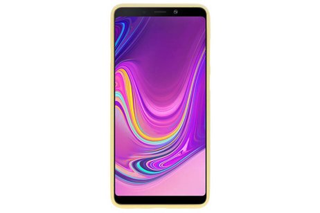 BackCover Hoesje Color Telefoonhoesje voor Samsung Galaxy A9 2018 - Geel