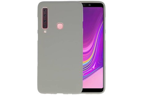 BackCover Hoesje Color Telefoonhoesje voor Samsung Galaxy A9 2018 - Grijs