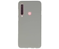 BAOHU Hoesje Geschikt voor de Samsung Galaxy A9 2018 - Backcover Color Telefoonhoesje - Grijs