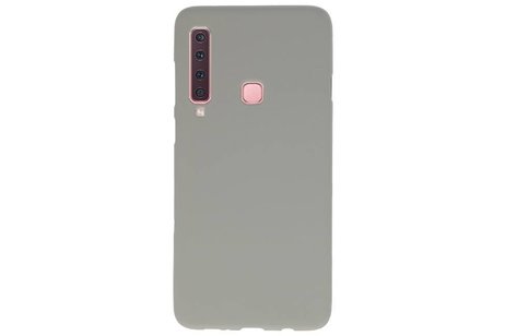 BAOHU Hoesje Geschikt voor de Samsung Galaxy A9 2018 - Backcover Color Telefoonhoesje - Grijs