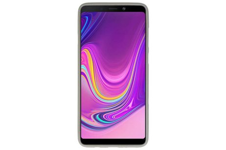 BAOHU Hoesje Geschikt voor de Samsung Galaxy A9 2018 - Backcover Color Telefoonhoesje - Grijs