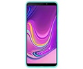 BAOHU Hoesje Geschikt voor de Samsung Galaxy A9 2018 - Backcover Color Telefoonhoesje - Turquoise