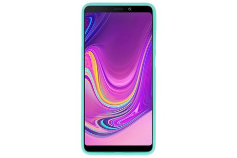BAOHU Hoesje Geschikt voor de Samsung Galaxy A9 2018 - Backcover Color Telefoonhoesje - Turquoise