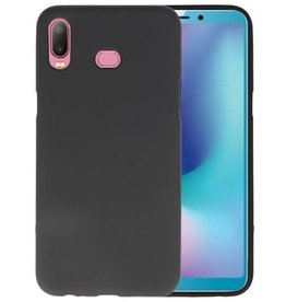 BAOHU BackCover Hoesje Color Telefoonhoesje Samsung Galaxy A6s - Zwart