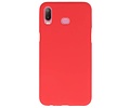 BAOHU Hoesje Geschikt voor de Samsung Galaxy A6s - Backcover Color Telefoonhoesje - Rood