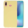 BAOHU BackCover Hoesje Color Telefoonhoesje Samsung Galaxy A6s - Geel