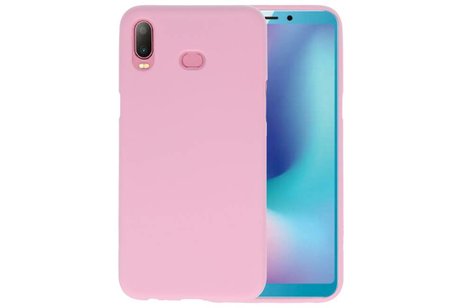 BackCover Hoesje Color Telefoonhoesje voor Samsung Galaxy A6s - Roze