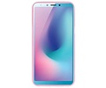 BAOHU Hoesje Geschikt voor de Samsung Galaxy A6s - Backcover Color Telefoonhoesje - Roze