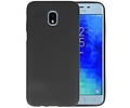 BAOHU Hoesje Geschikt voor de Samsung Galaxy J3 2018 - Backcover Color Telefoonhoesje - Zwart