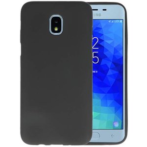 BackCover Hoesje Color Telefoonhoesje voor Samsung Galaxy J3 2018 - Zwart