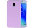 BackCover Hoesje Color Telefoonhoesje voor Samsung Galaxy J3 2018 - Paars