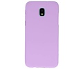 BAOHU Hoesje Geschikt voor de Samsung Galaxy J3 2018 - Backcover Color Telefoonhoesje - Paars