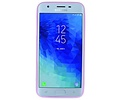 BAOHU Hoesje Geschikt voor de Samsung Galaxy J3 2018 - Backcover Color Telefoonhoesje - Paars