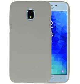 BAOHU BackCover Hoesje Color Telefoonhoesje Samsung Galaxy J3 2018 - Grijs