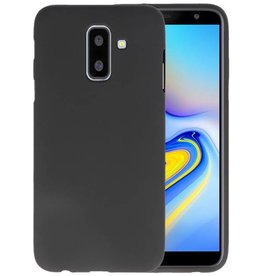 BAOHU BackCover Hoesje Color Telefoonhoesje Samsung Galaxy A6 Plus - Zwart