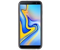 BAOHU Hoesje Geschikt voor de Samsung Galaxy A6 Plus - Backcover Color Telefoonhoesje - Zwart