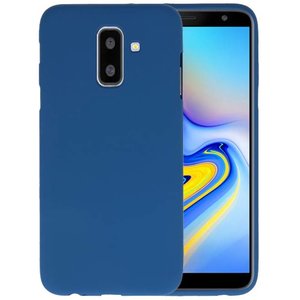 BackCover Hoesje Color Telefoonhoesje voor Samsung Galaxy A6 Plus - Navy