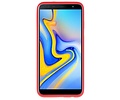 BackCover Hoesje Color Telefoonhoesje voor Samsung Galaxy A6 Plus - Rood