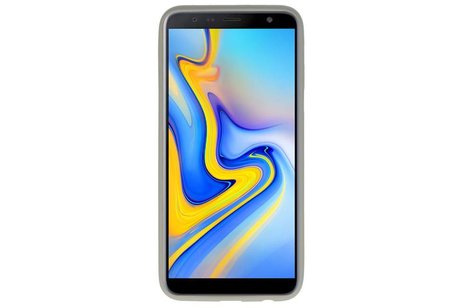 BackCover Hoesje Color Telefoonhoesje voor Samsung Galaxy A6 Plus - Grijs