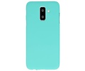 BackCover Hoesje Color Telefoonhoesje voor Samsung Galaxy A6 Plus - Turquoise