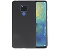 BAOHU Hoesje Geschikt voor de Huawei Mate 20 X - Backcover Color Telefoonhoesje - Zwart