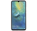 BAOHU Hoesje Geschikt voor de Huawei Mate 20 X - Backcover Color Telefoonhoesje - Zwart