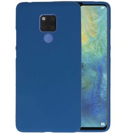 BAOHU BackCover Hoesje Color Telefoonhoesje Huawei Mate 20 X - Navy